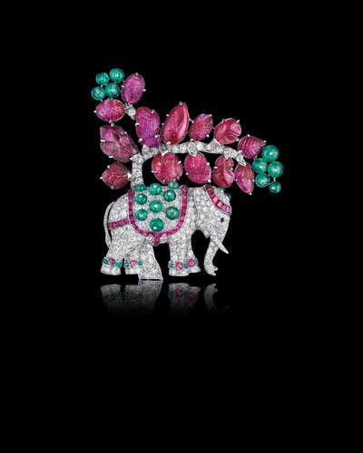 Broche éléphant Art Déco - Rene Boivin