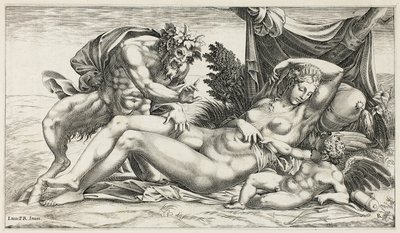Jupiter et Antiope - Rene Boyvin