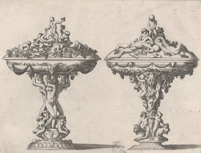 Deux tasses, 16e-17e siècle - Rene Boyvin