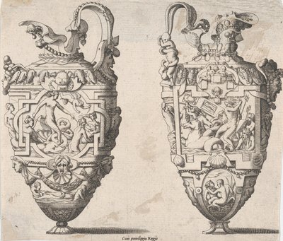 Deux vases, 16e-17e siècle - Rene Boyvin