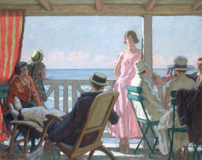 Au Bord de la Manche - René François Xavier Prinet