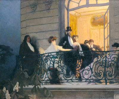 Le Balcon - René François Xavier Prinet