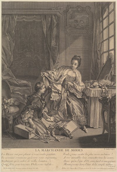 Marchand de mode, 1746-55 - Rene Gaillard