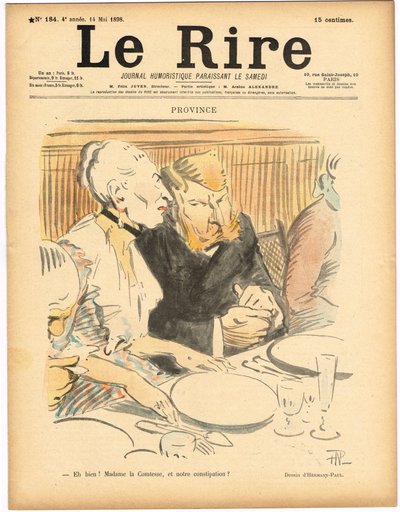 Couverture de « Le Lire », satirique en couleurs - Rene George Hermann Paul