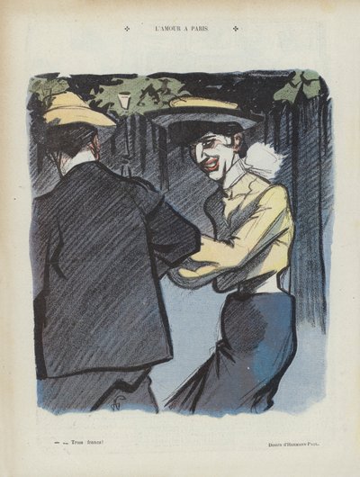 Prostitution - Illustration pour Le Rire, 27 mai 1905 - Rene George Hermann Paul