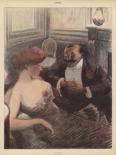Hiver : la Coquette - Rene George Hermann Paul