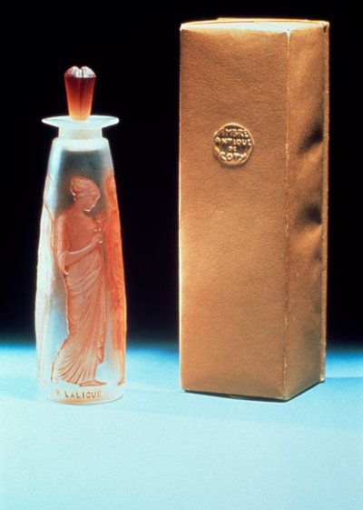 Flacon en verre pour le parfum Ambre Antique de Coty - Rene Jules Lalique