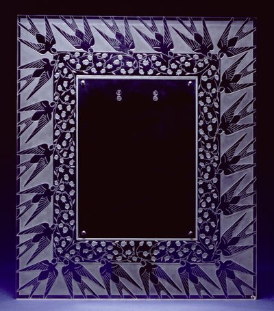 Cadre de miroir Muguet et Hirondeues - Rene Jules Lalique