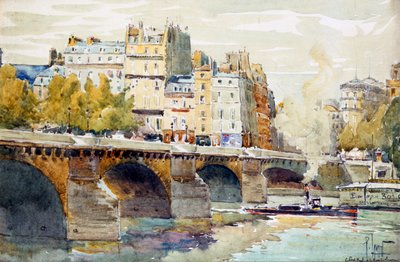 Le Nouveau Pont et le Quai du Louvre - Rene Leverd