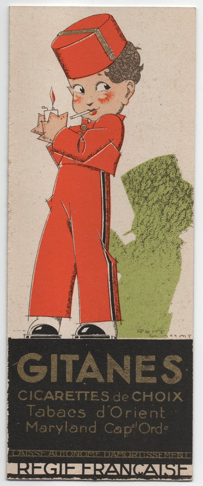Cigarettes Gitanes - Rene Vincent