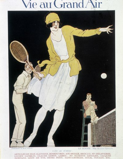 Suzanne Lenglen - Rene Vincent