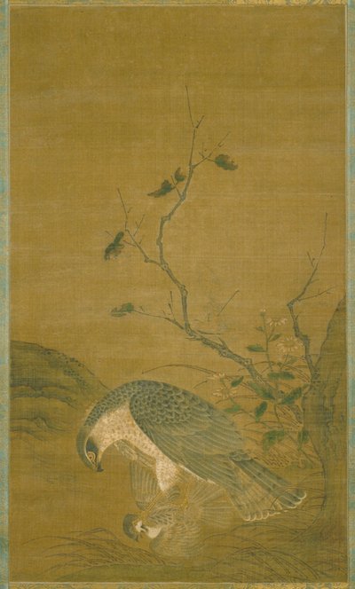 Faucon Capturant Un Moineau - Renfa Ren