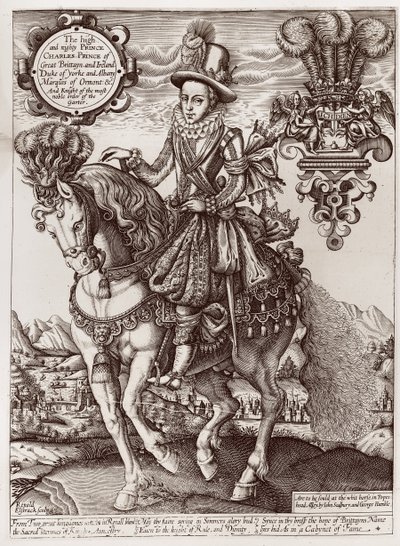 Charles Ier en tant que prince de Galles à cheval, de 