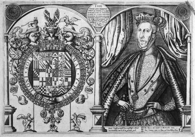 Thomas Howard, 4e duc de Norfolk et ses armoiries, 1616 - Renold Elstrack