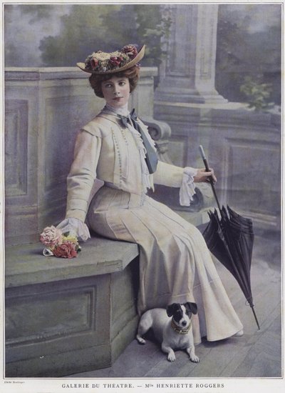 Henriette Roggers, actrice française - Reutlinger Studio