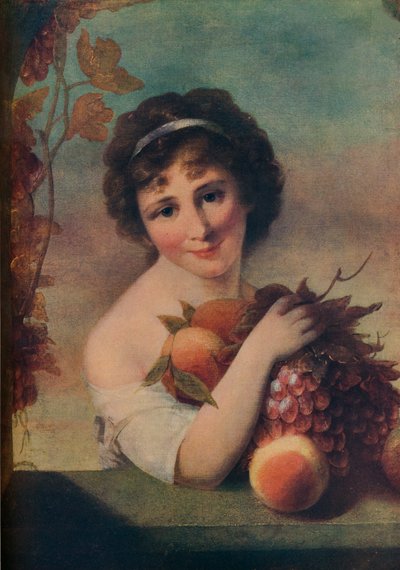 Fille avec des fruits, vers 1780, 1910 - Rev. Matthew William Peters