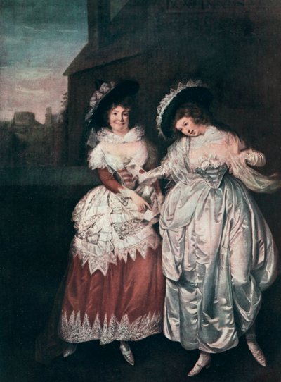 Mme Page et Mme Ford lisant les lettres d