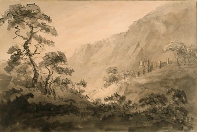 Paysage montagneux avec ruine - Rev. William Gilpin