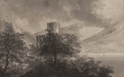 Château boisé du Lake District : caprice, 1804 - Rev. William Gilpin