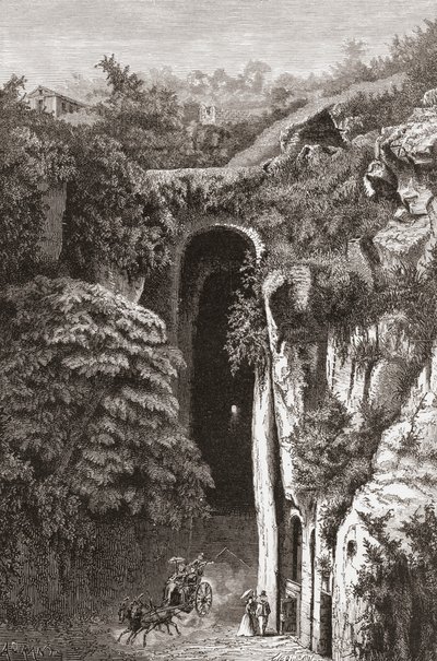 Tombeau de Virgile, Naples, sud de l