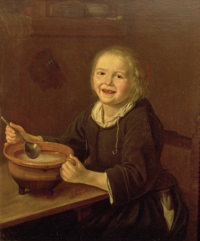 Garçon mangeant du porridge - Reynier Fransz Hals