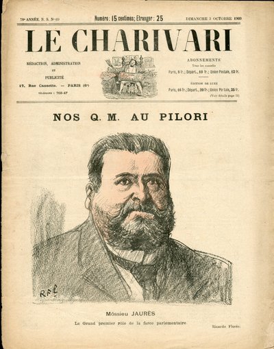 Couverture de "Le Charivari", Satirique en couleurs - Ricardo Flores