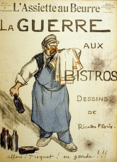 Première page du journal satirique français "L