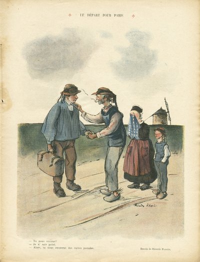 Illustration de Ricardo Flores (1878-1918) dans Le Rire - Ricardo Flores