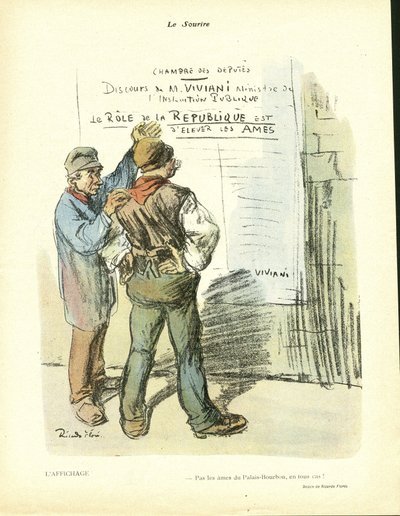 Illustration de Ricardo Flores (1878-1918) dans Le Smile, no 20 - Ricardo Flores