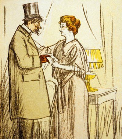 Prostitution : client payant une prostituée, dessin de Ricardo Flores de "L