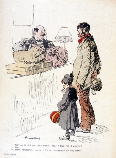 Le Mont-de-Piété par Ricardo Flores - dans « Butter Plate » du 03/06/1905 - Ricardo Flores