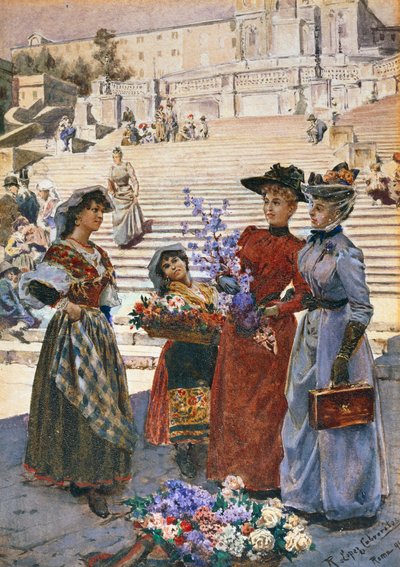 Piazza di Spagna à Rome - Ricardo Lopez Cabrera