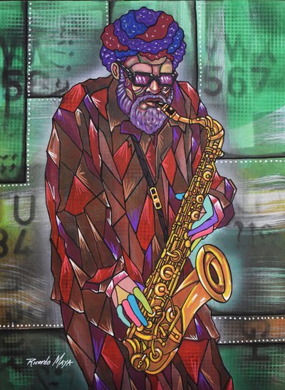Un musicien de jazz haut en couleur - Ricardo Maya