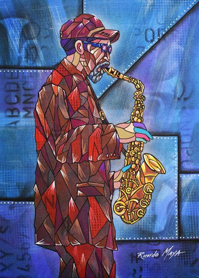 Geometric Jazz Man - Ricardo Maya