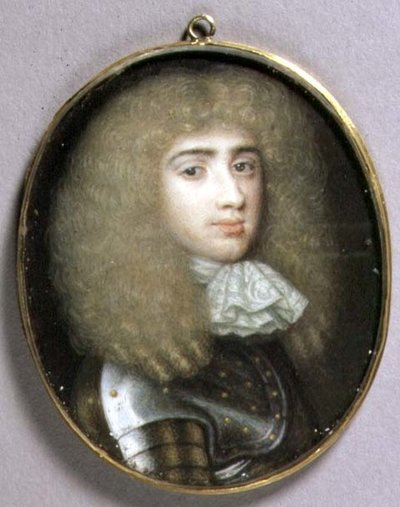 Portrait miniature de Robert Porter, vers 1660 - Richard  Gibson