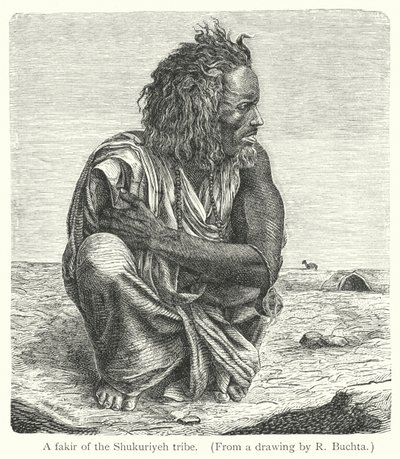 Un fakir de la tribu Shukuriyeh - Richard (after) Buchta