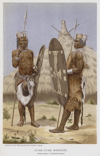 Guerriers Nyam-Nyam - Richard (after) Buchta
