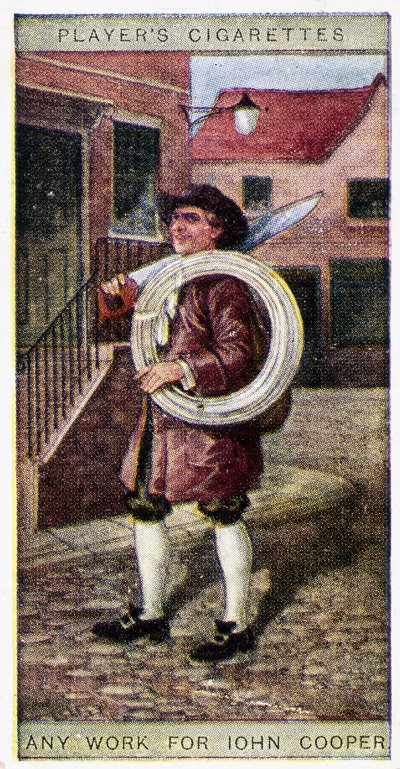 Y a-t-il du travail pour John Cooper, carte de visite - John Pardon