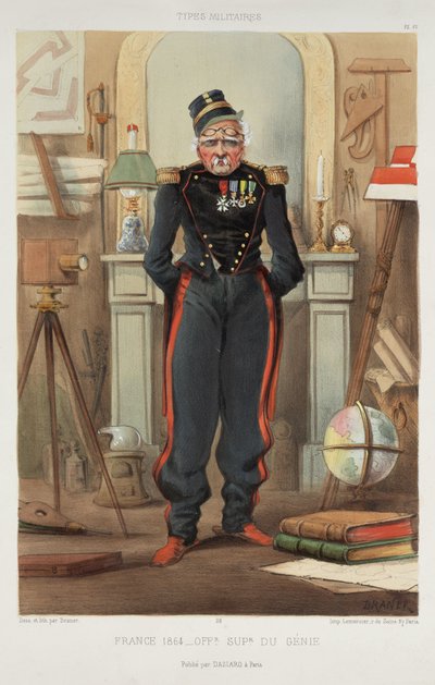 France 1864 - Un Officier Supérieur de Génie