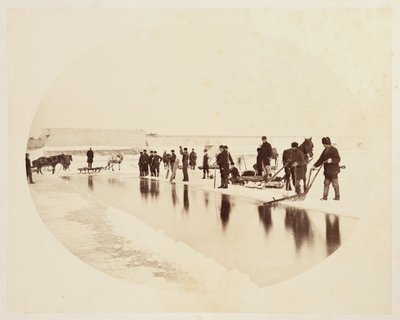 Coupe de glace sur le fleuve Saint-Laurent - John Pardon