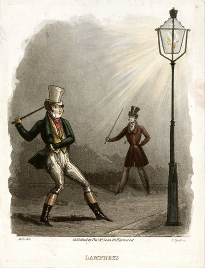Lamproies, vers 1820 - John Pardon