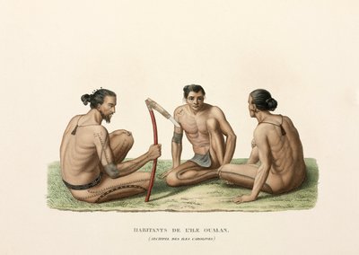 Hommes des îles Carolines - John Pardon