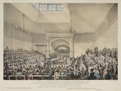 Ouverture du théâtre de conférences à Marylebone, Londres - John Pardon