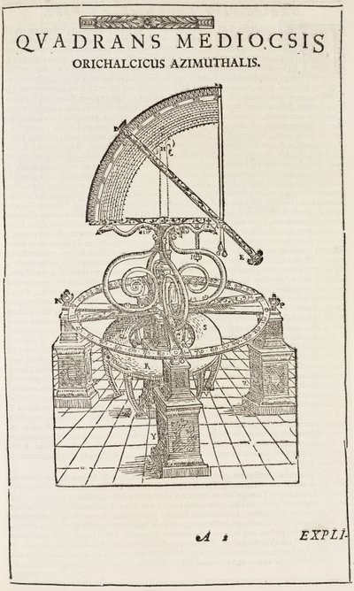 Quadrant de Tycho Brahe (inversé), vers 1577 - John Pardon