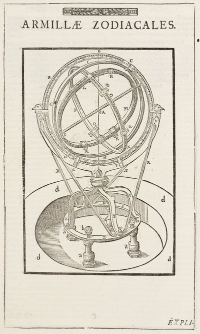 Sphère armillaire zodiacale de Tycho Brahe, avant 1570 - John Pardon