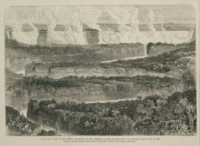 Chutes Victoria, Afrique, vers 1855 - John Pardon
