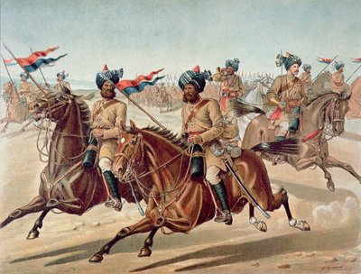 Éclaireurs du 10e Bengal Lancers (tenue de service sur le terrain), l