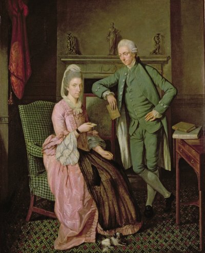 Scène de Conversation, milieu des années 1770 - Richard (attr. to) Brompton