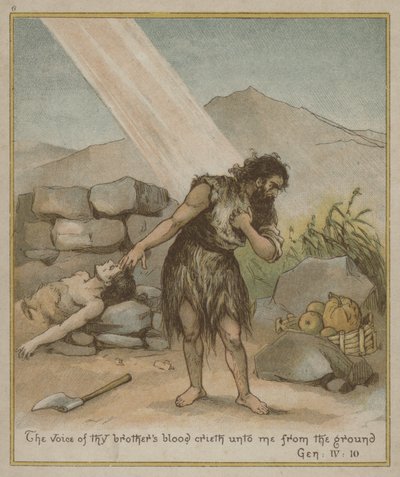 Caïn, ayant juste tué Abel - Richard Andre