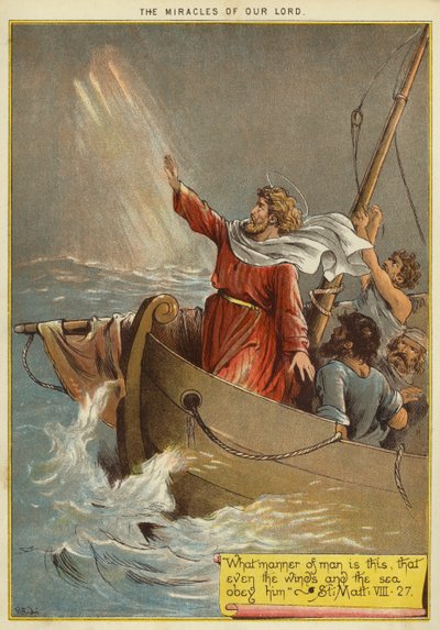 Les miracles du Christ : Jésus calme la tempête - Richard Andre